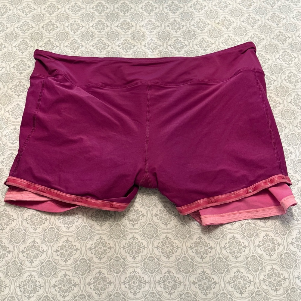LULULEMON Pace Rival Skort Pink Paradise Size 12 - Picture 12 of 16